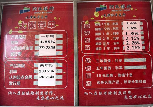 存款利率下调，全面向1时代迈进！